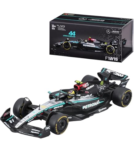 ミニカー Mercedes GP Petronas Spark 1/64 Mercedes AMG Petronas F1 W15 Winner British GP